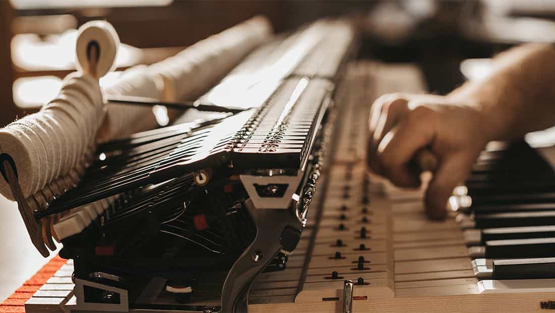 Regulating 02b opt • Mason & Hamlin Piano Company • Made in the USA