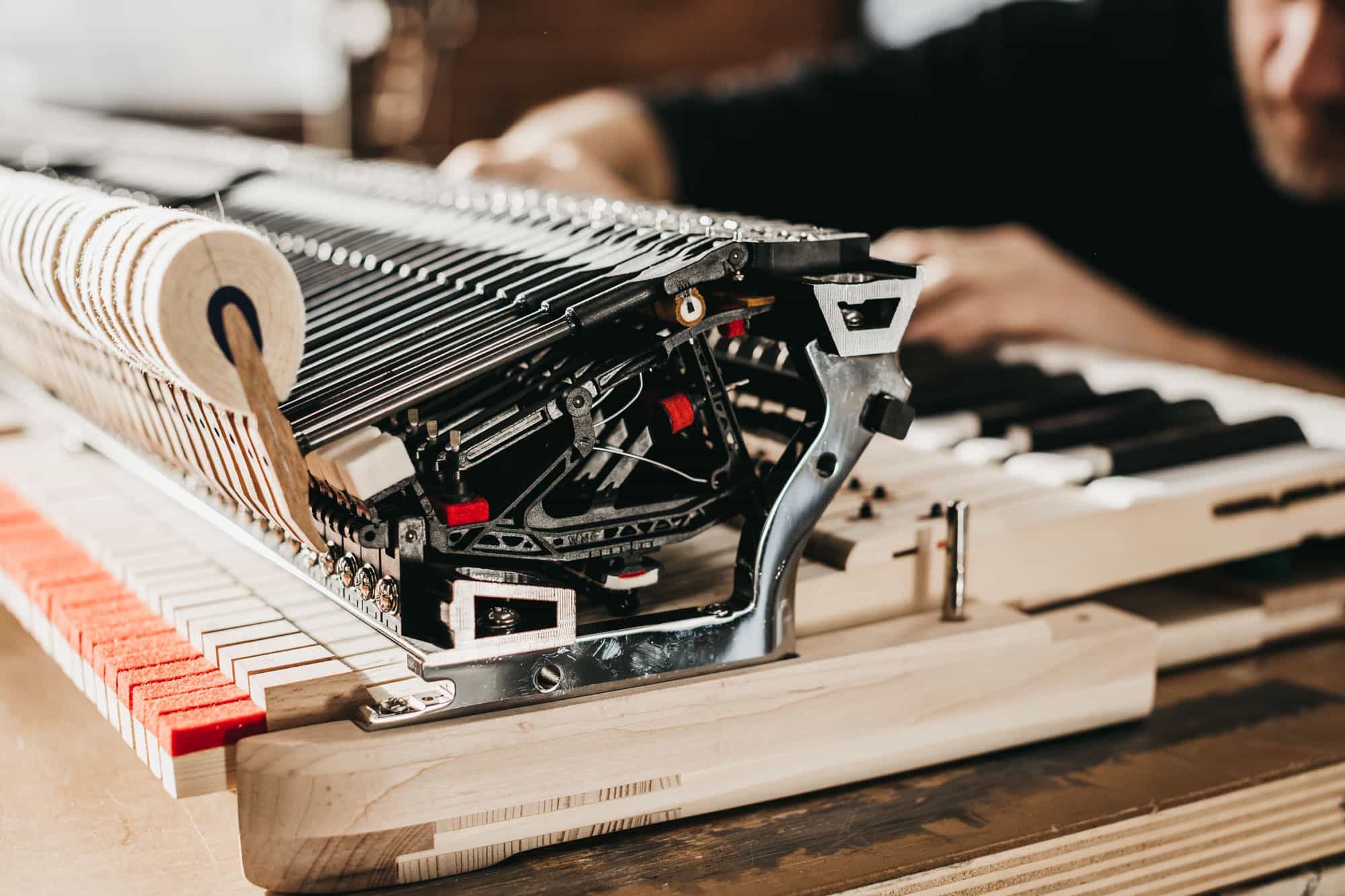 Regulating one 1 of 1 • Mason & Hamlin Piano Company • Made in the USA