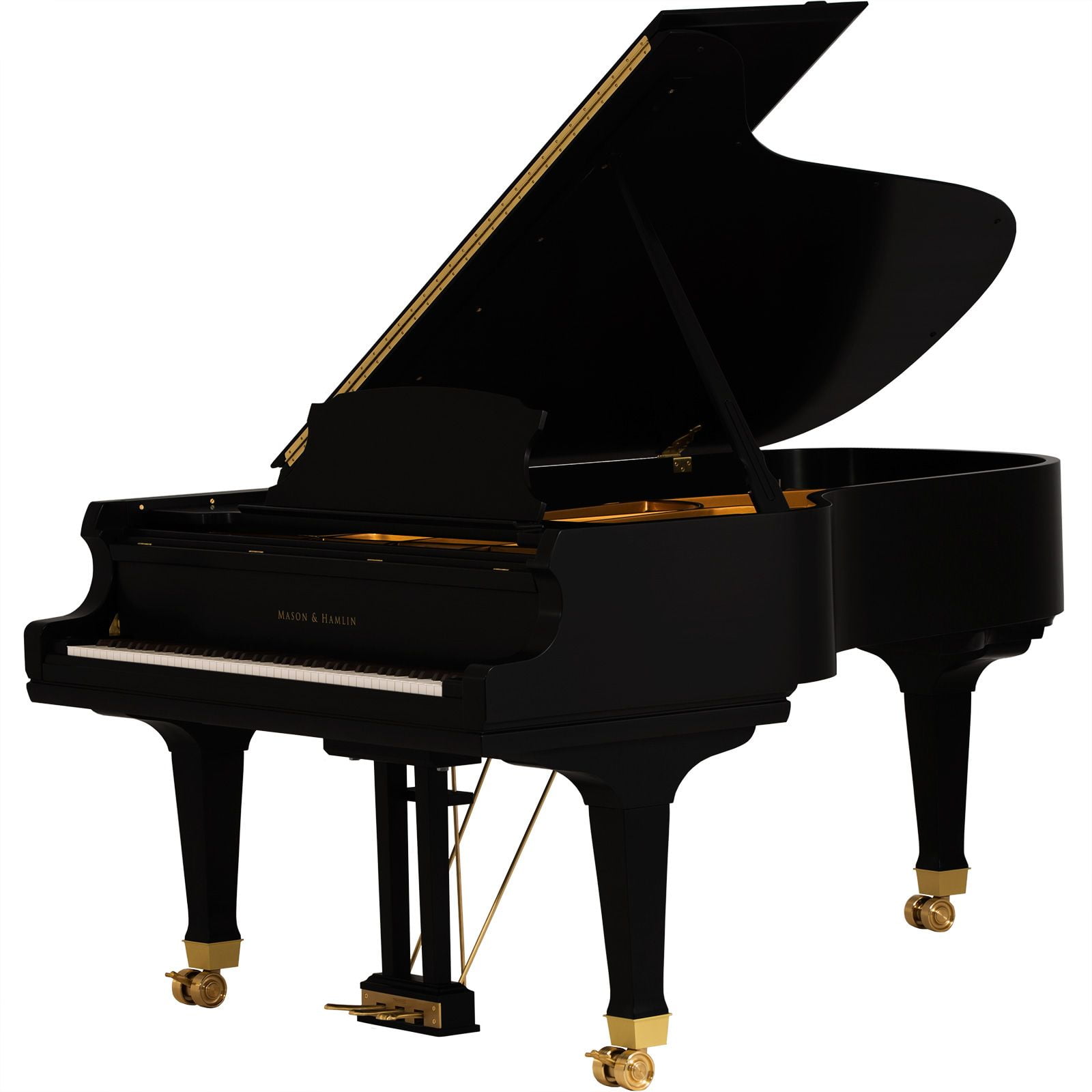 BB 7 Ebony Satin opt • Mason & Hamlin Piano Company • Made in the USA