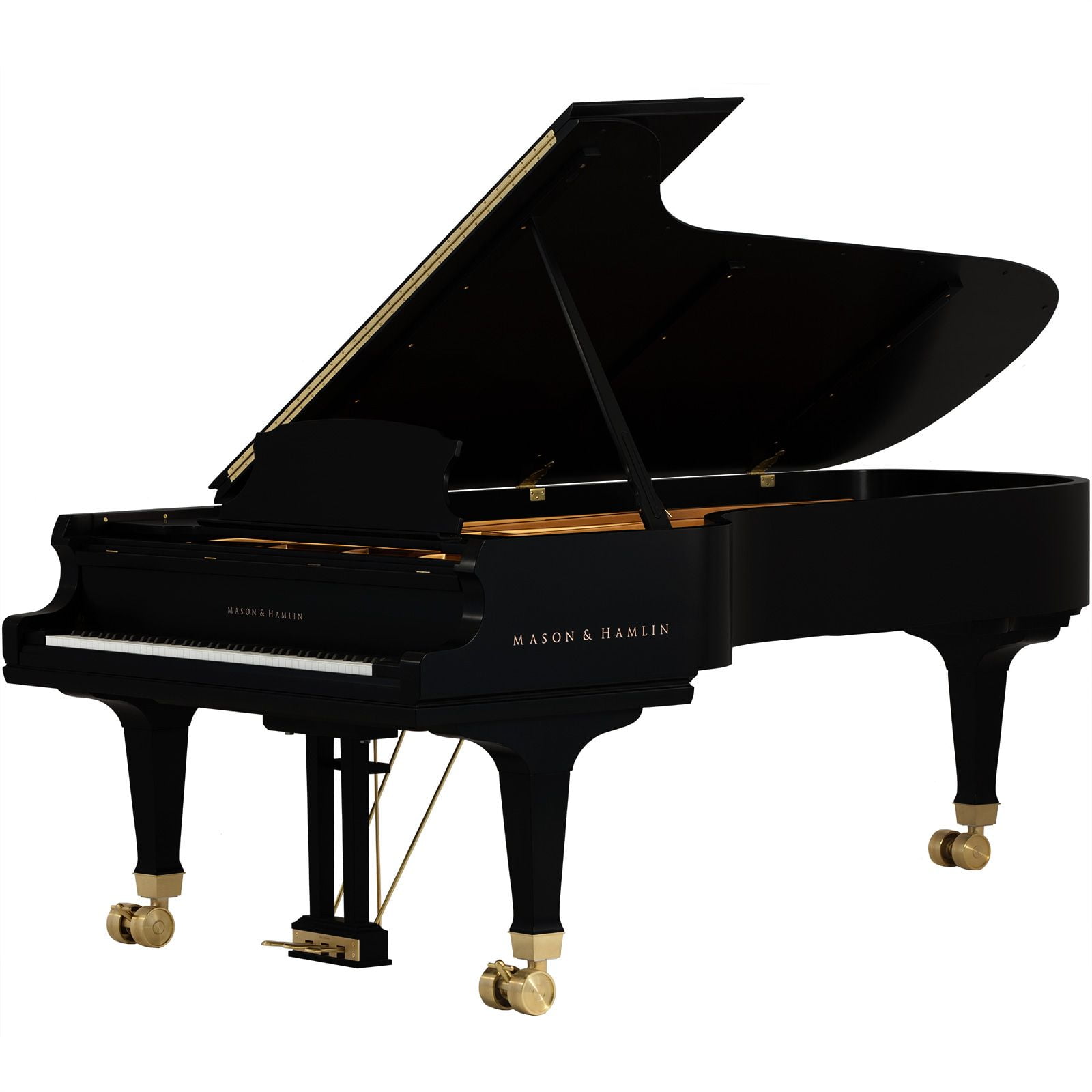 CC 94 Ebony Satin opt • Mason & Hamlin Piano Company • Made in the USA