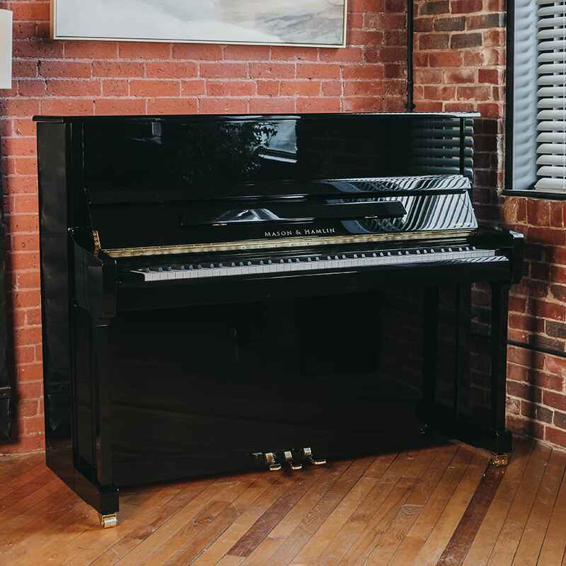 MHC 120U Square &bull; Mason & Hamlin Piano Company &bull; Made in the USA