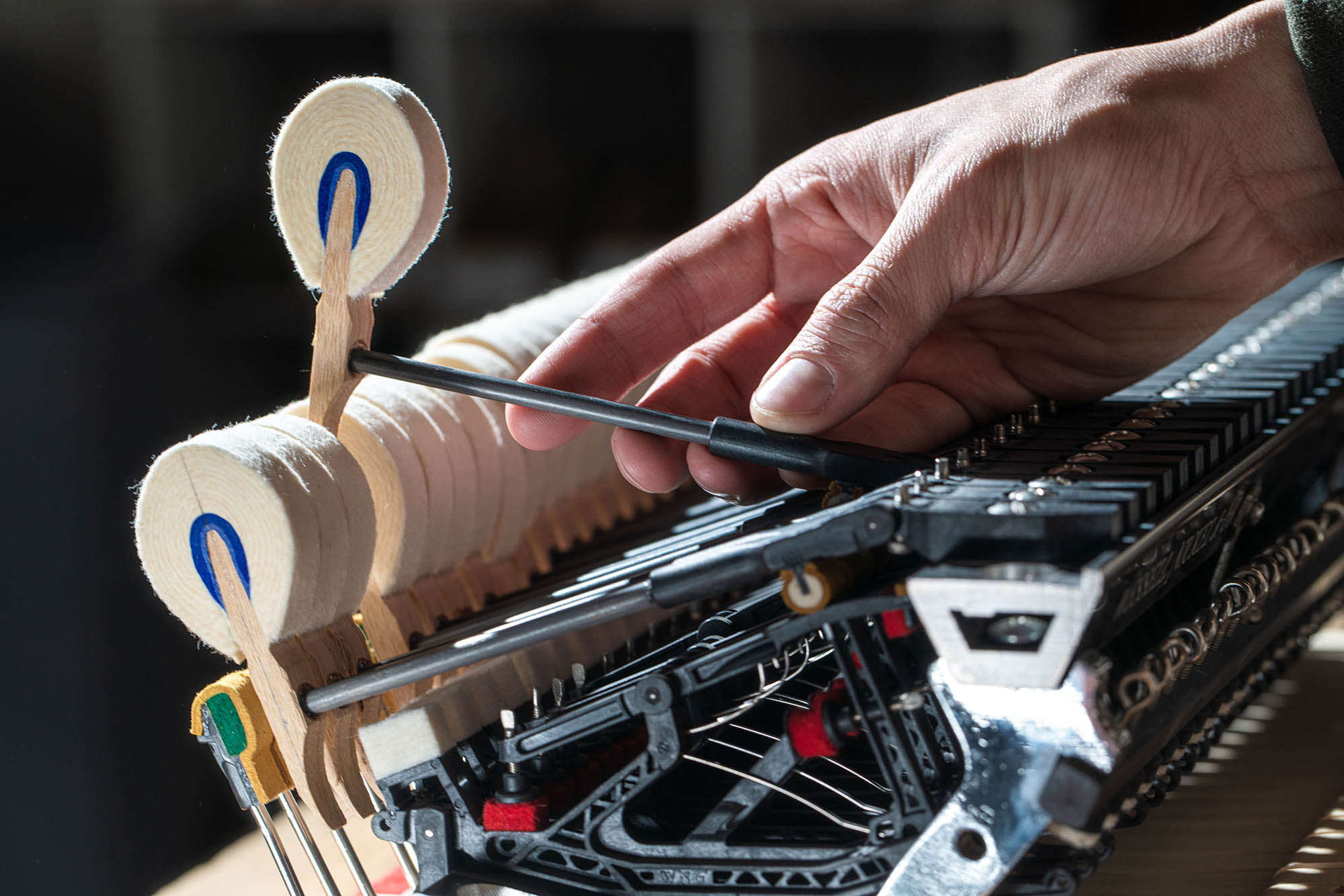 wng hammers • Mason & Hamlin Piano Company • Made in the USA