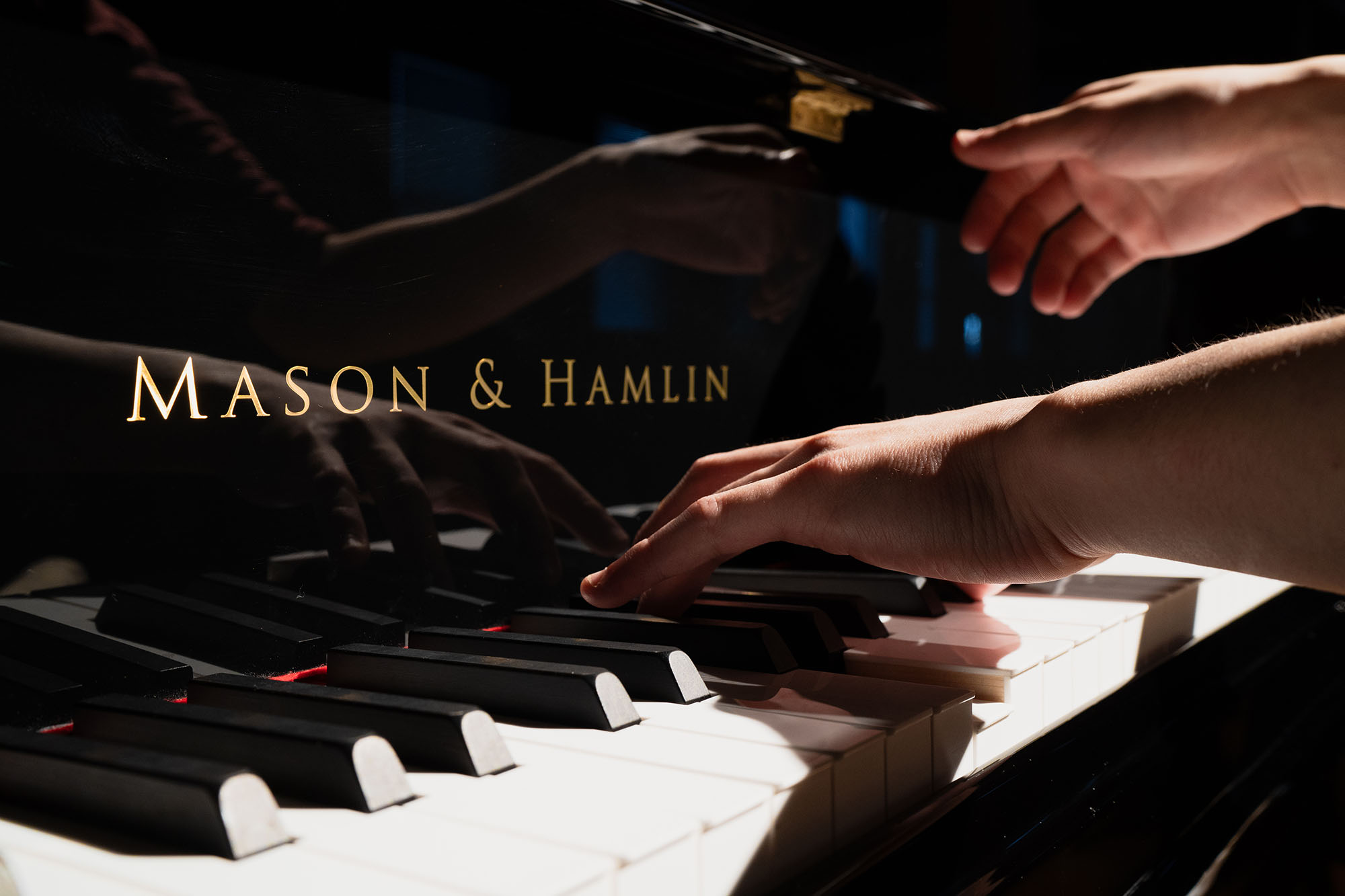 Fall Board with Hands Edited • Mason & Hamlin Piano Company • Made in the USA