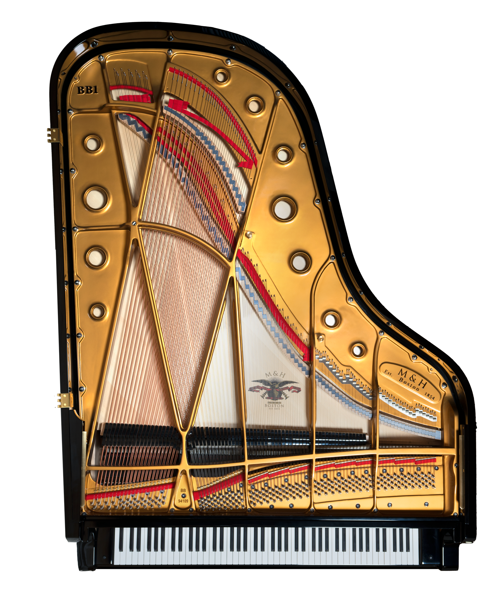 VX BRIDGE BB Top • Mason & Hamlin Piano Company • Made in the USA