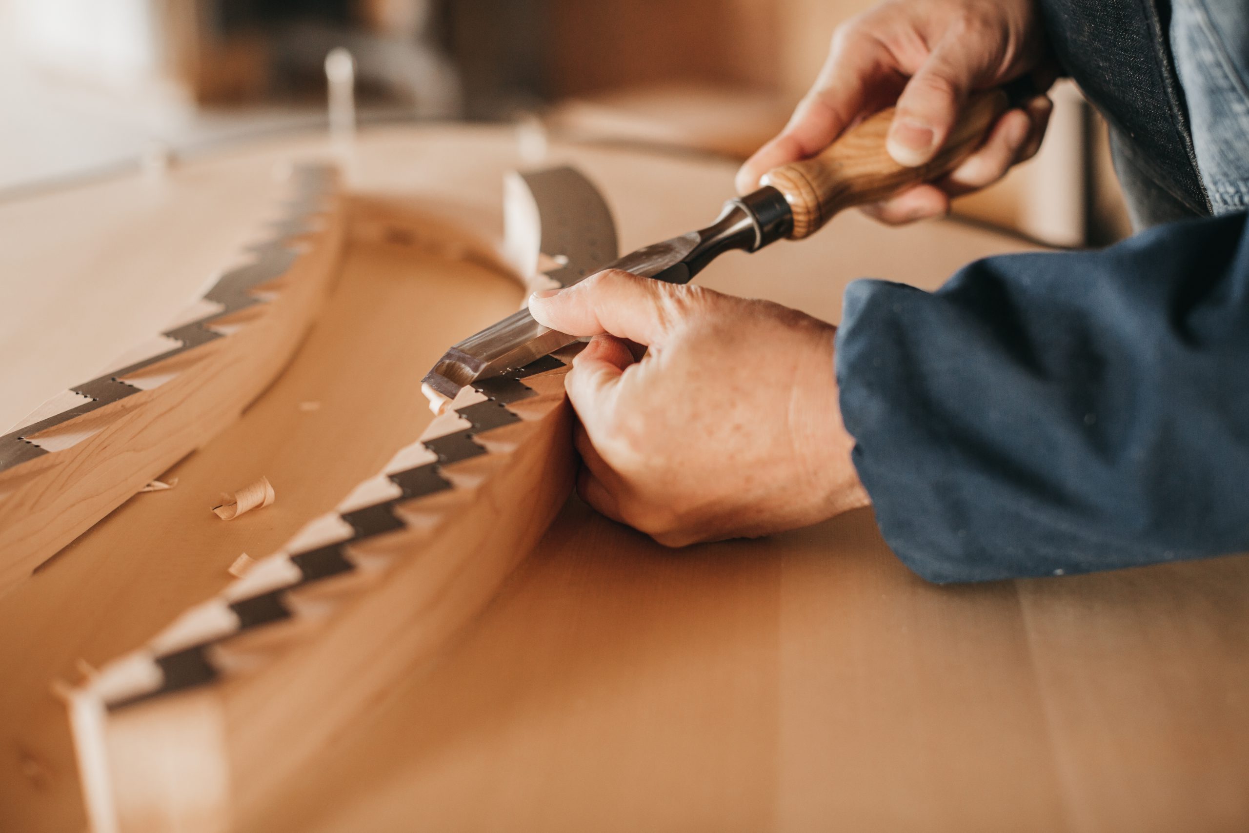 FP - Bridge Notching FP Bridge Notching scaled • Mason & Hamlin Piano Company • Made in the USA